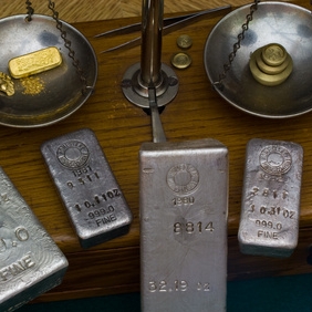 Aktuelle Statistik der amerikanischen Gold&#45; und Silberproduktion