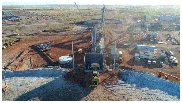 Pilbara Minerals : erste Brecherladung zur Kommissionierung für DSO-Lieferung