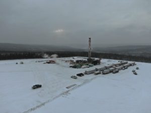 Positive Protokoll- und Bohrkerndaten aus der Calima-1 Vertikalbohrung