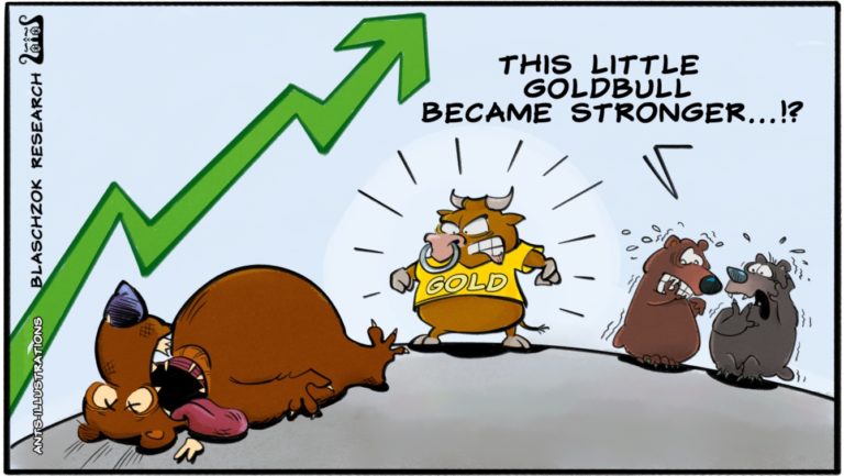  Der junge Goldbullenmarkt gewinnt an St&auml;rke. 