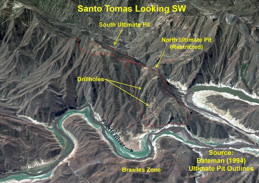 Abb3: Blick auf Santo Tomás von Süd-Westen; Quelle: Oroco Resources