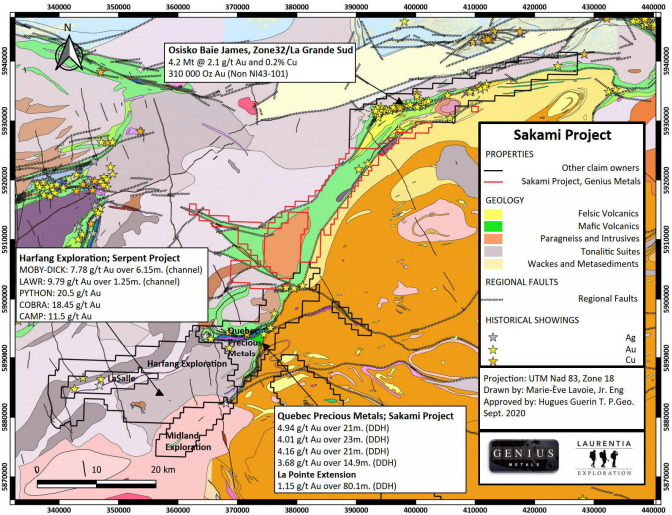Abb3: Minen in der Nachbarschaft von Sakami, Quelle: technischer Report