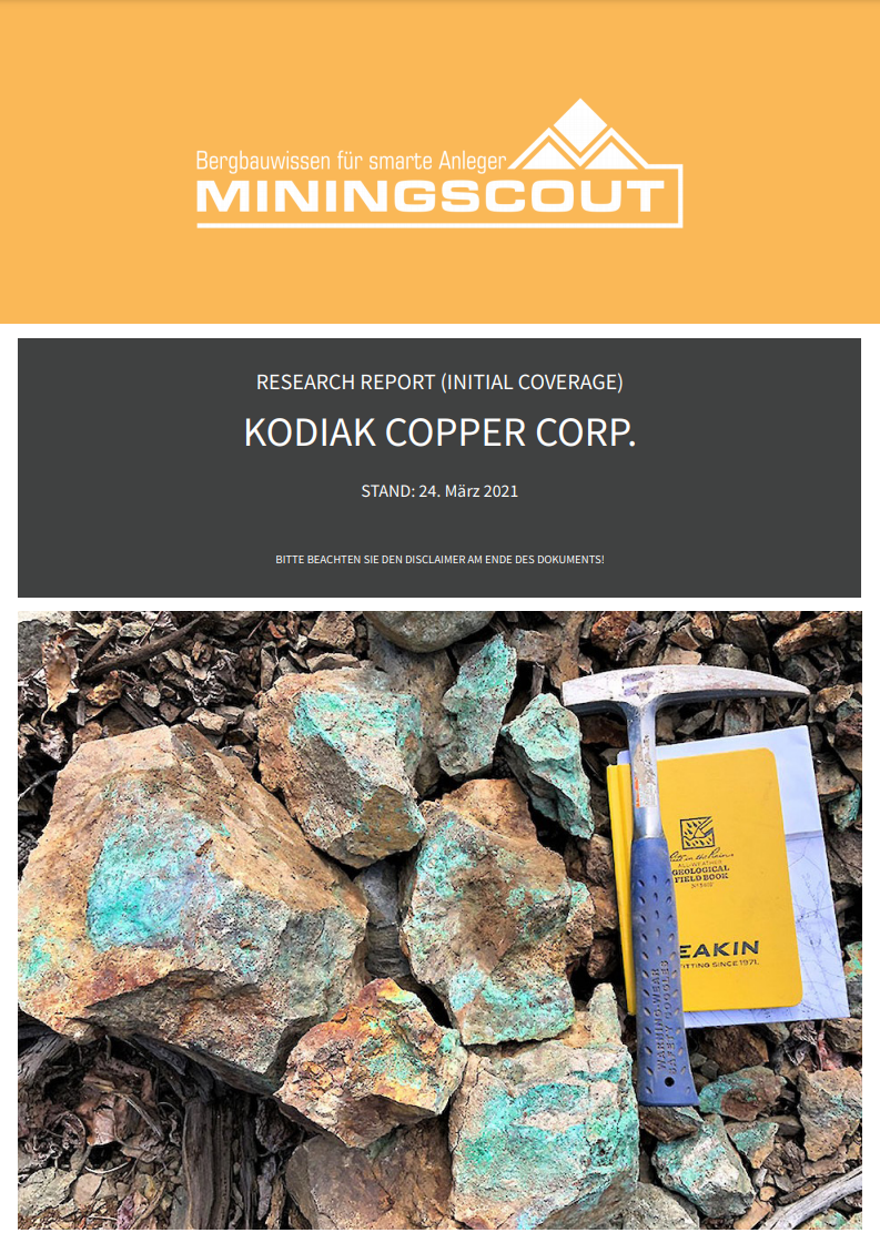 Kodiak Copper Corp. Fortschritte beim Projekt „MPD“ Miningscout