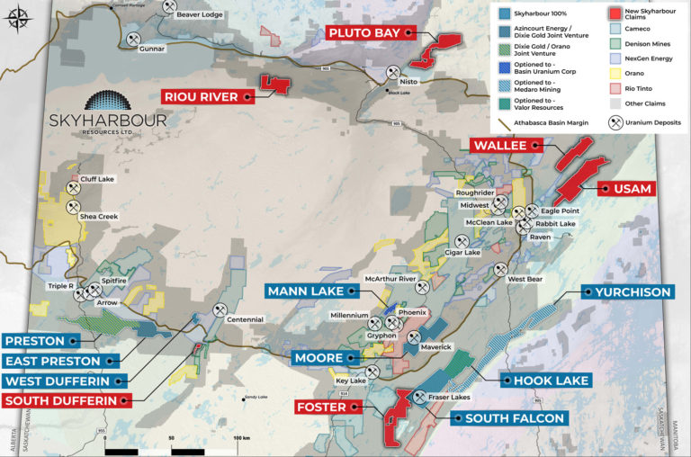 Skyharbour Resources vergrößert Uran-Liegenschaft im und ums Athabasca-Becken