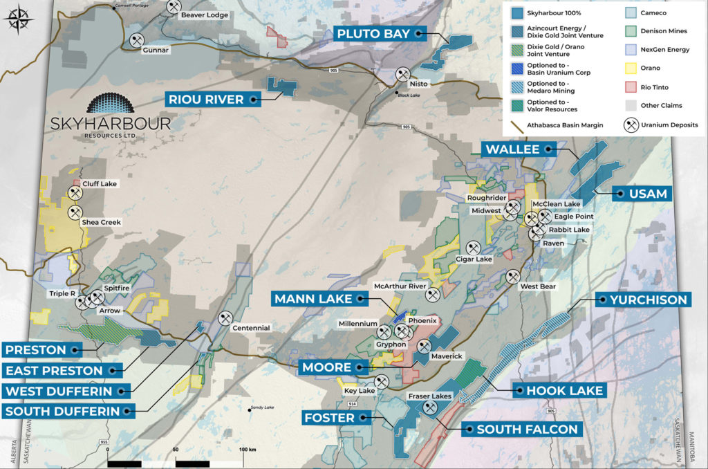 Skyharbour Resources: Uranprojekt „Moore“ offenbart erneut hochgradige Gehalte