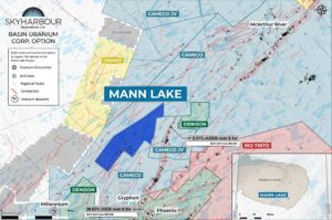 Skyharbour Resources Ltd.: Partner Basin Uranium Corp. startet Phase-2-Bohrungen auf „Mann Lake”