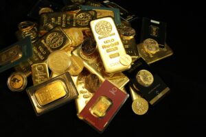 Der Goldpreis f&auml;llt, Handel in Asien lebt auf